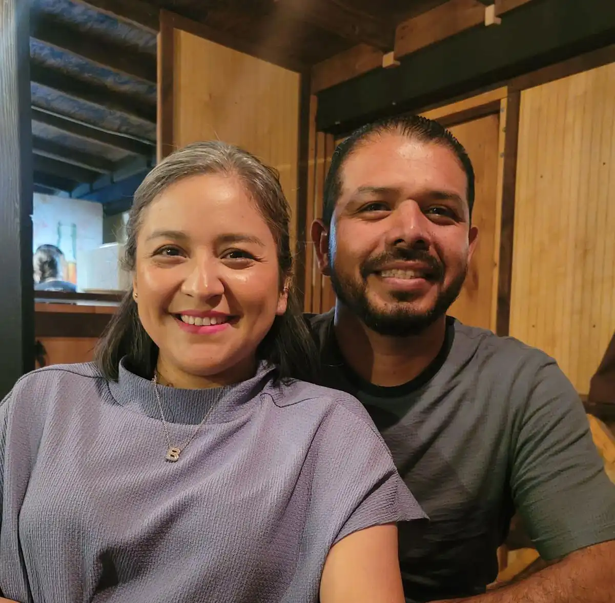 Berenice Reyes y Oscar Rosales